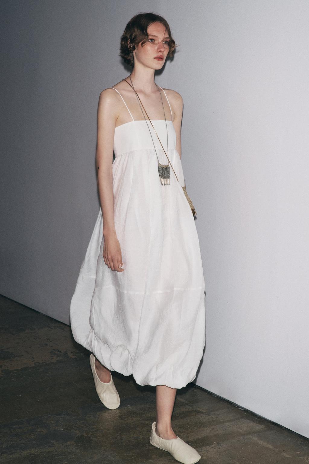 ДЛИННОЕ ПЛАТЬЕ НА БРЕТЕЛЯХ — ZW COLLECTION