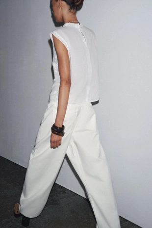 Блуза с кружевом, без рукавов — ZW COLLECTION- Заказать в России