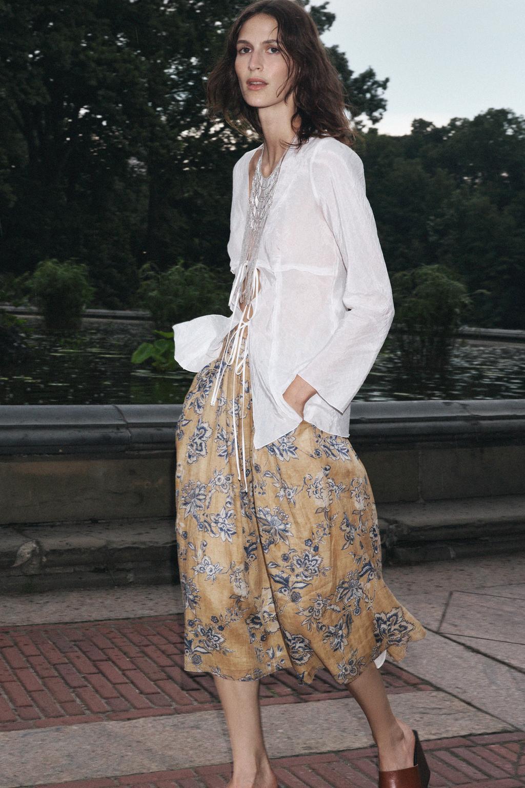 БЛУЗА С ЗАВЯЗКАМИ — ZW COLLECTION
