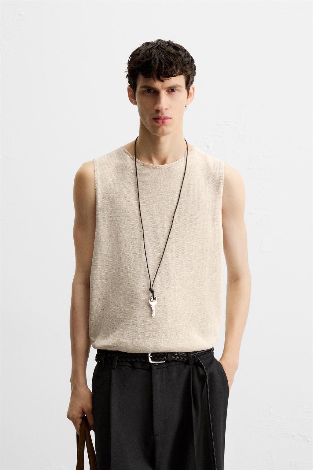 ТРИКОТАЖНЫЙ ТОП RELAXED FIT