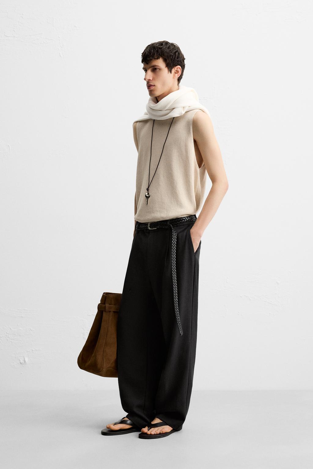 ТРИКОТАЖНЫЙ ТОП RELAXED FIT