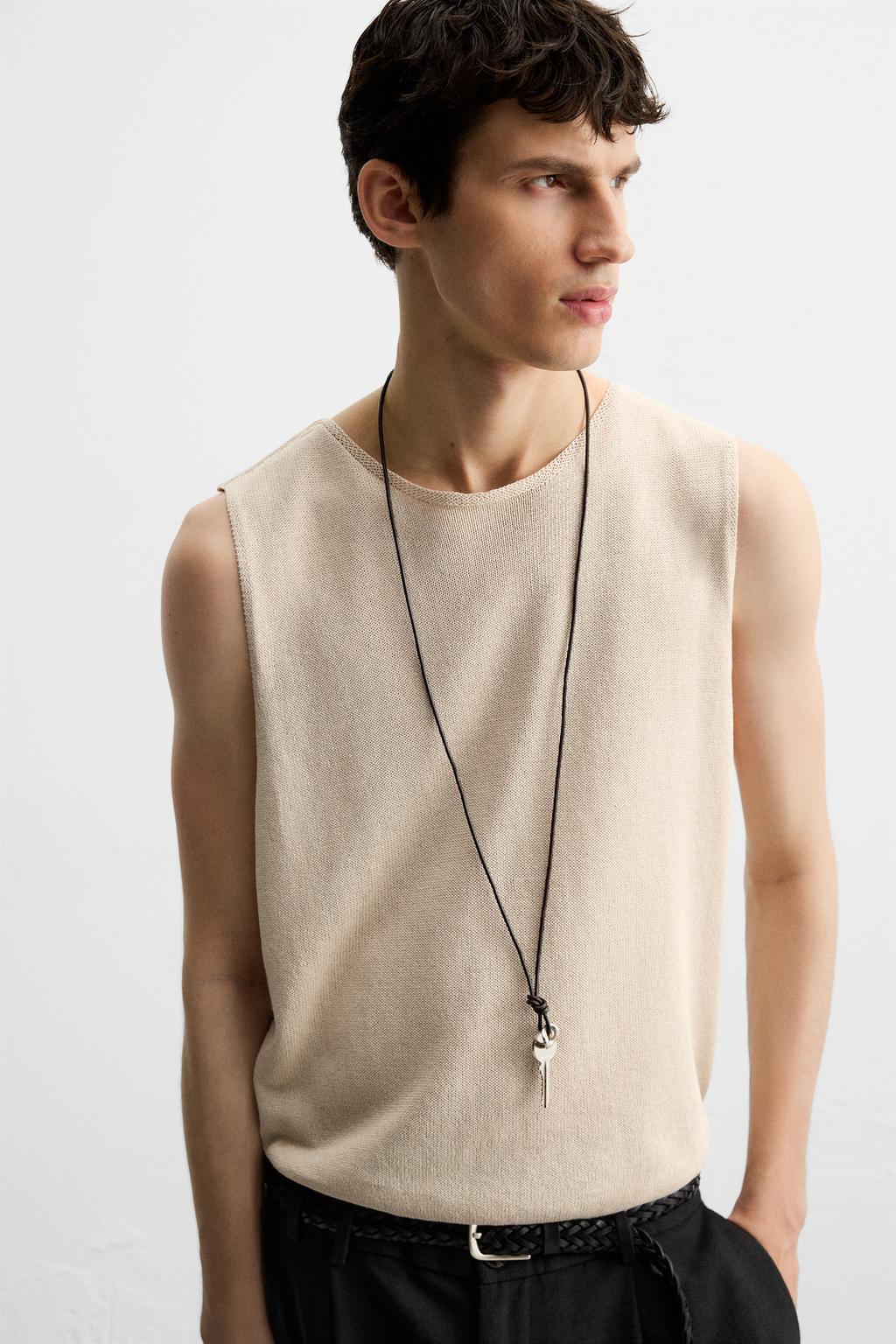 ТРИКОТАЖНЫЙ ТОП RELAXED FIT
