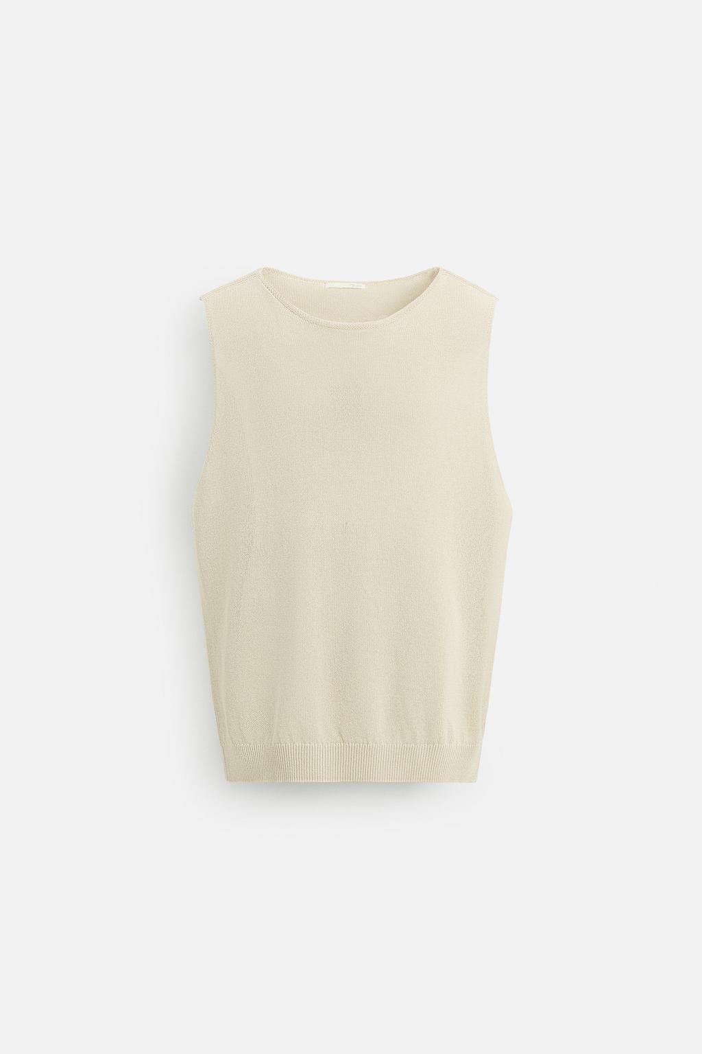 ТРИКОТАЖНЫЙ ТОП RELAXED FIT