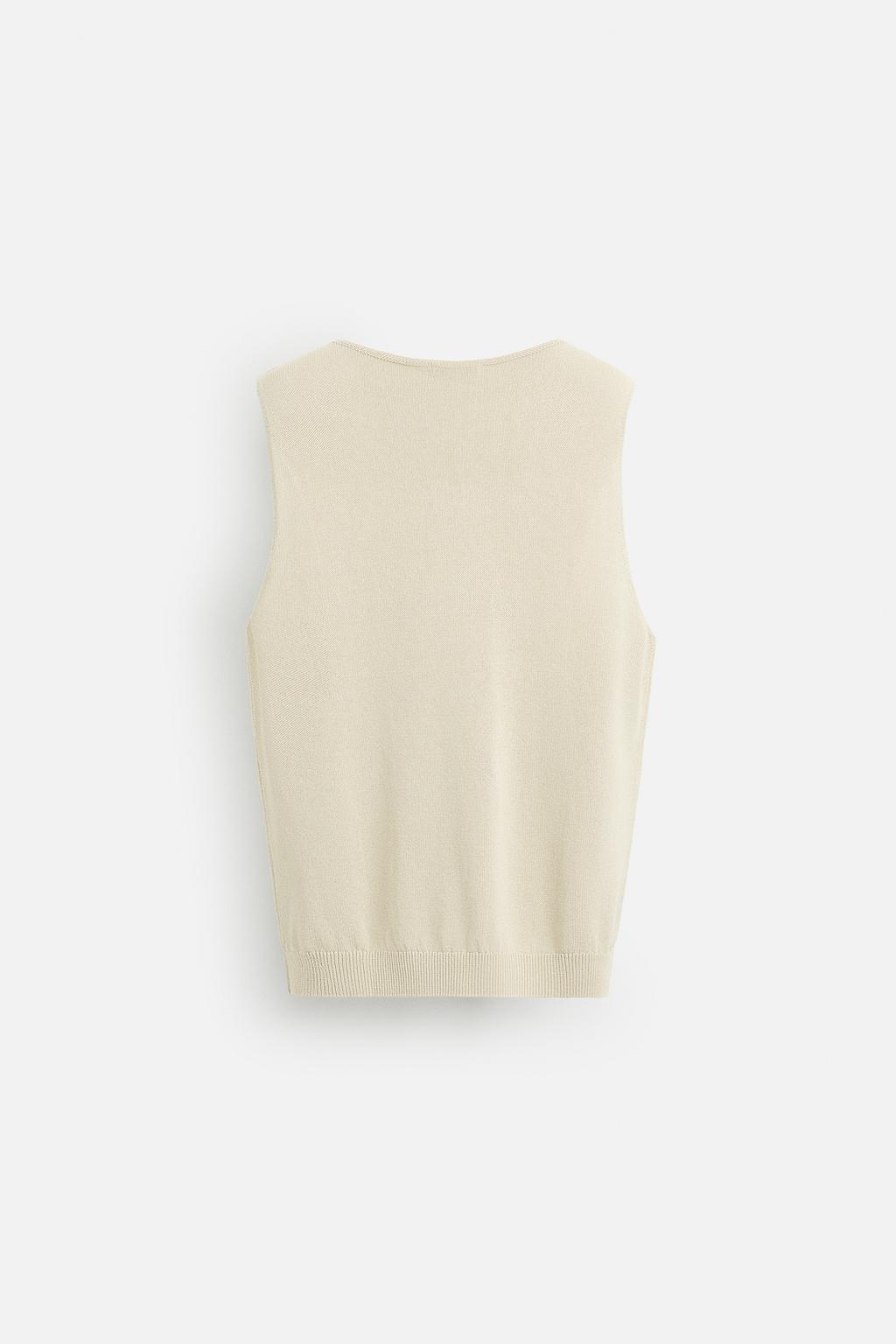 ТРИКОТАЖНЫЙ ТОП RELAXED FIT
