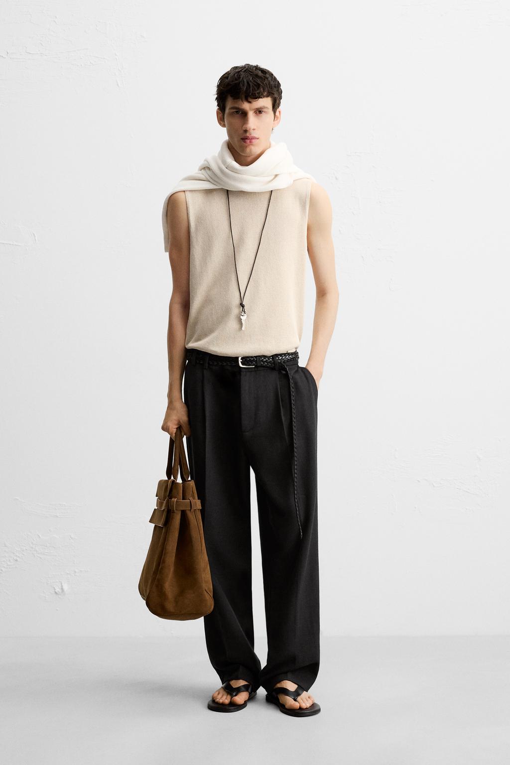 ТРИКОТАЖНЫЙ ТОП RELAXED FIT