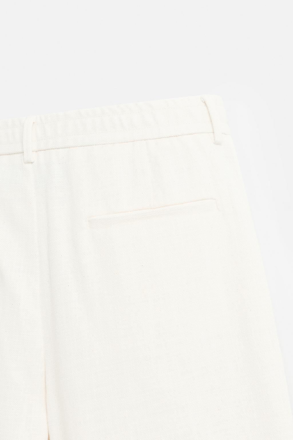 БРЮКИ REGULAR FIT ИЗ ТКАНИ С ТЕКСТУРОЙ