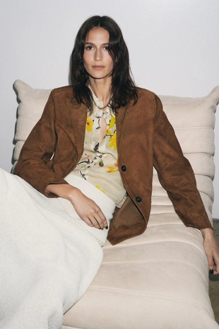 Юбка миди из ткани в рубчик — ZW COLLECTION- Заказать в России