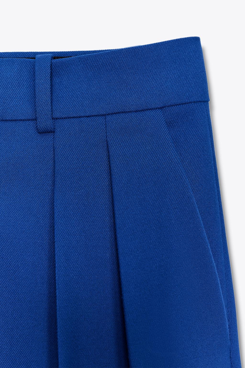 ШИРОКИЕ БРЮКИ С ЗАЩИПАМИ — ZW COLLECTION