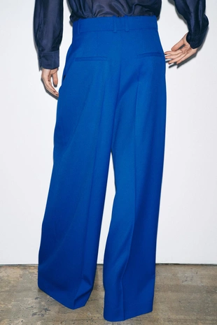 Широкие брюки с защипами — ZW COLLECTION- Заказать в России