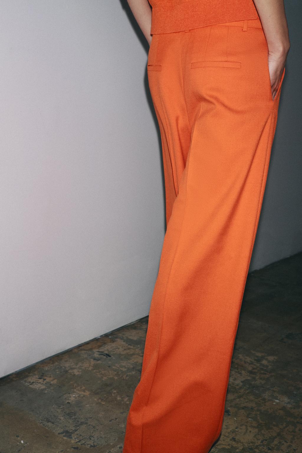 ШИРОКИЕ БРЮКИ С ЗАЩИПАМИ — ZW COLLECTION