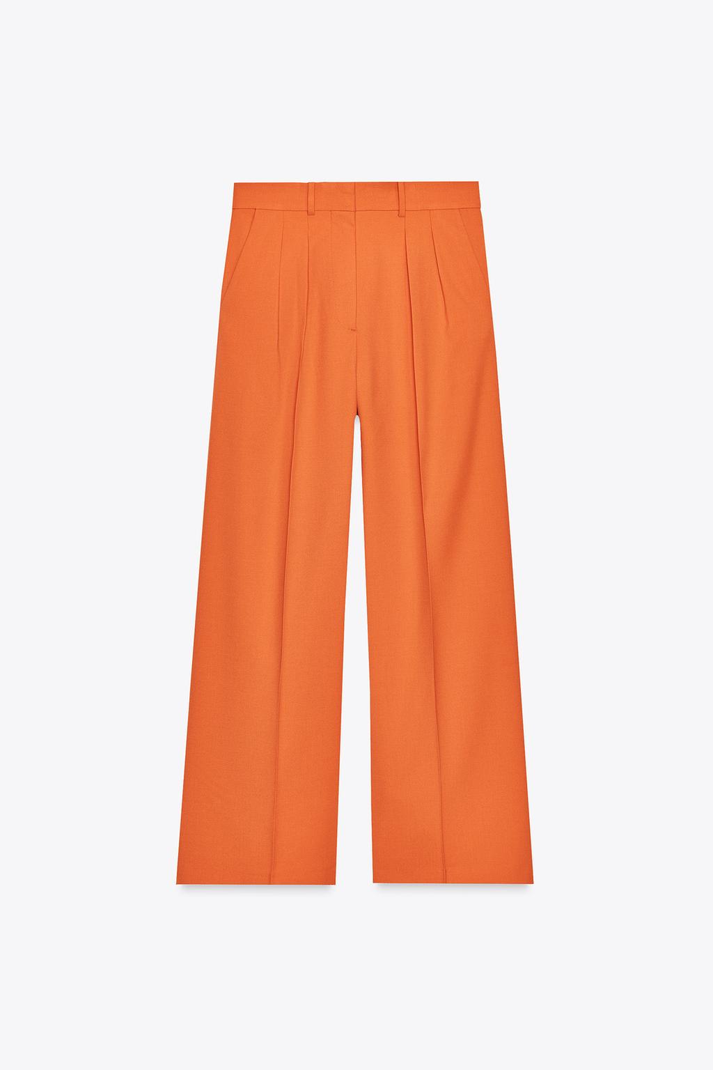 ШИРОКИЕ БРЮКИ С ЗАЩИПАМИ — ZW COLLECTION