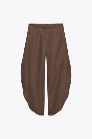 Широкие брюки с разрезами — ZW COLLECTION- Заказать в России