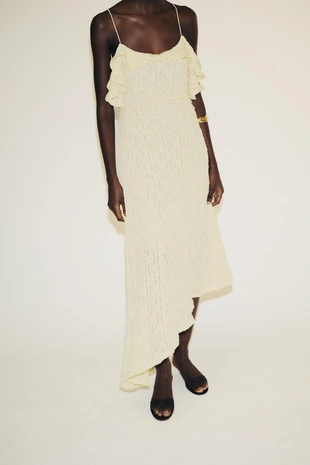 Кружевное платье с заклепками- Заказать в России