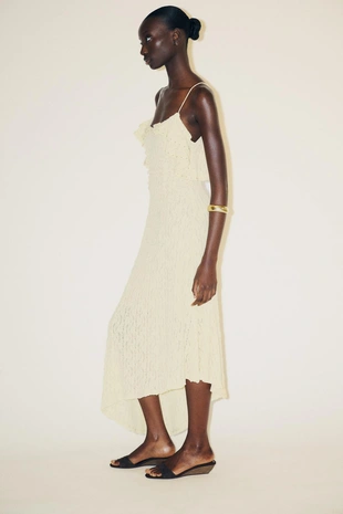 Кружевное платье с заклепками- Заказать в России