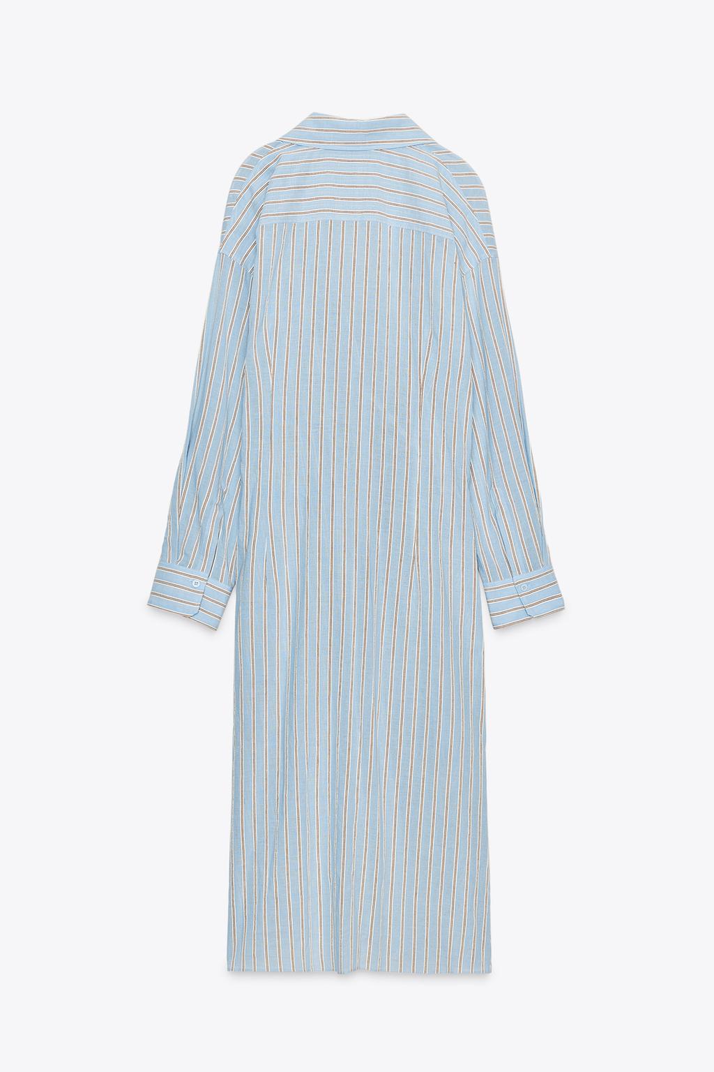 ПЛАТЬЕ НА ЗАПАХ В ПОЛОСКУ — ZW COLLECTION