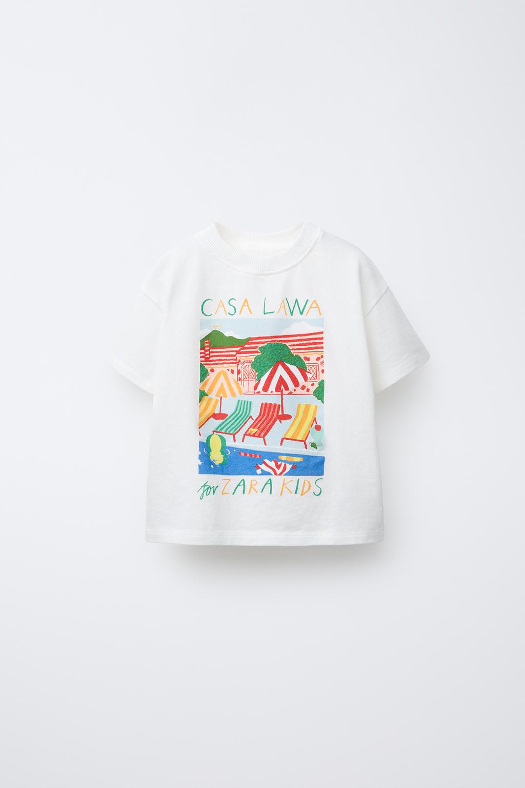 ФУТБОЛКА С ПРИНТОМ CASA LAWA ©X ZARA KIDS