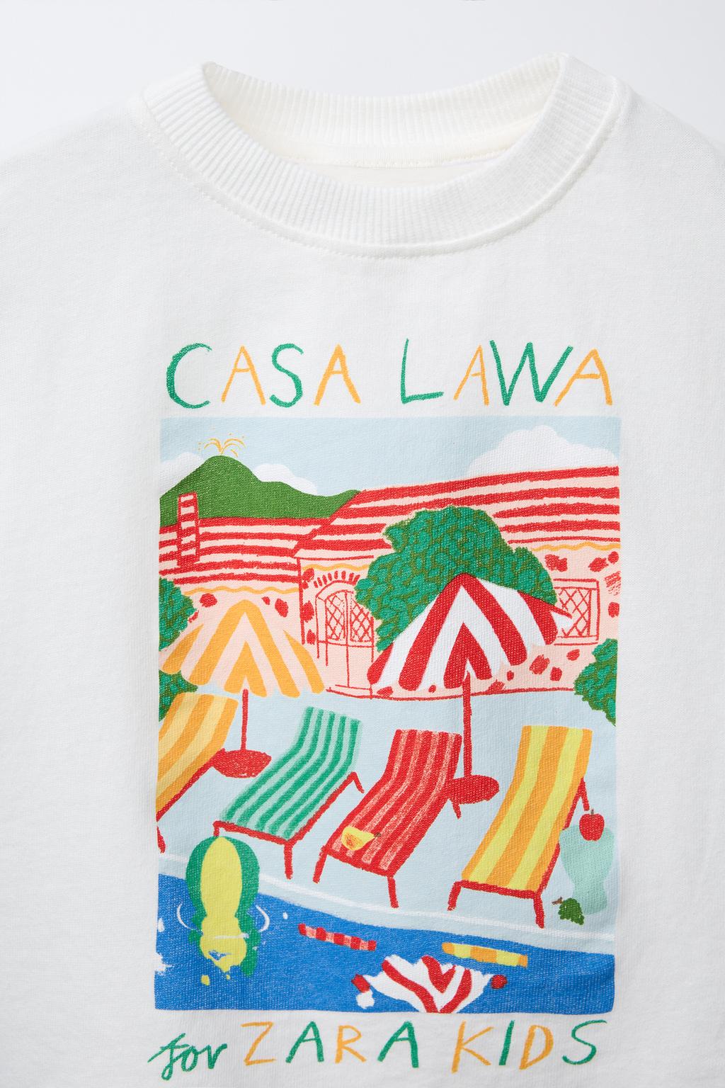 ФУТБОЛКА С ПРИНТОМ CASA LAWA ©X ZARA KIDS