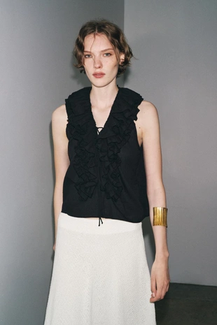 Топ с воланами ZW COLLECTION- Заказать в России