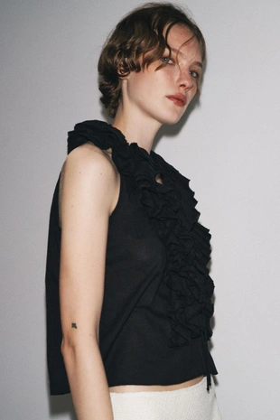 Топ с воланами ZW COLLECTION- Заказать в России