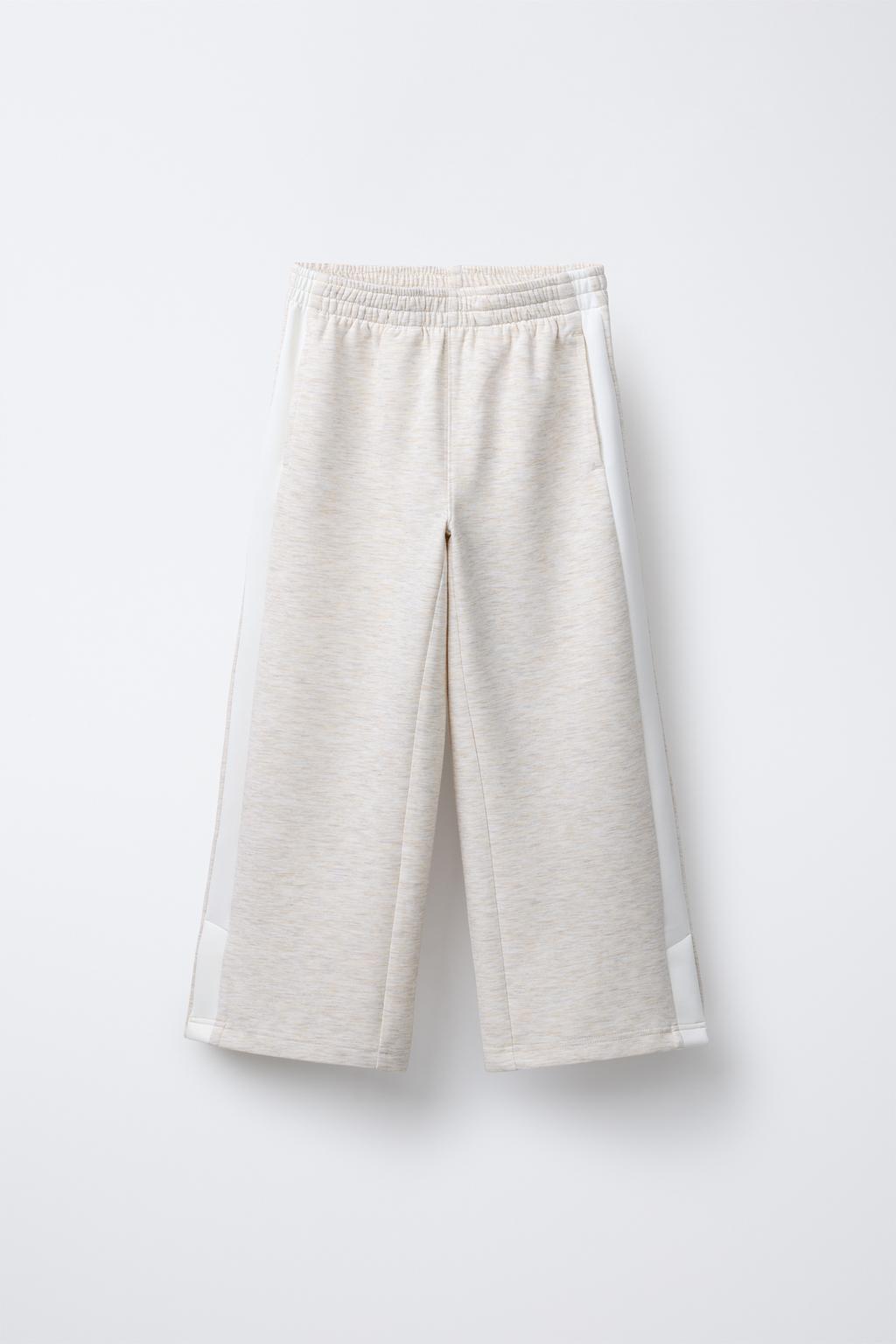 БРЮКИ WIDE LEG С ЛАМПАСАМИ