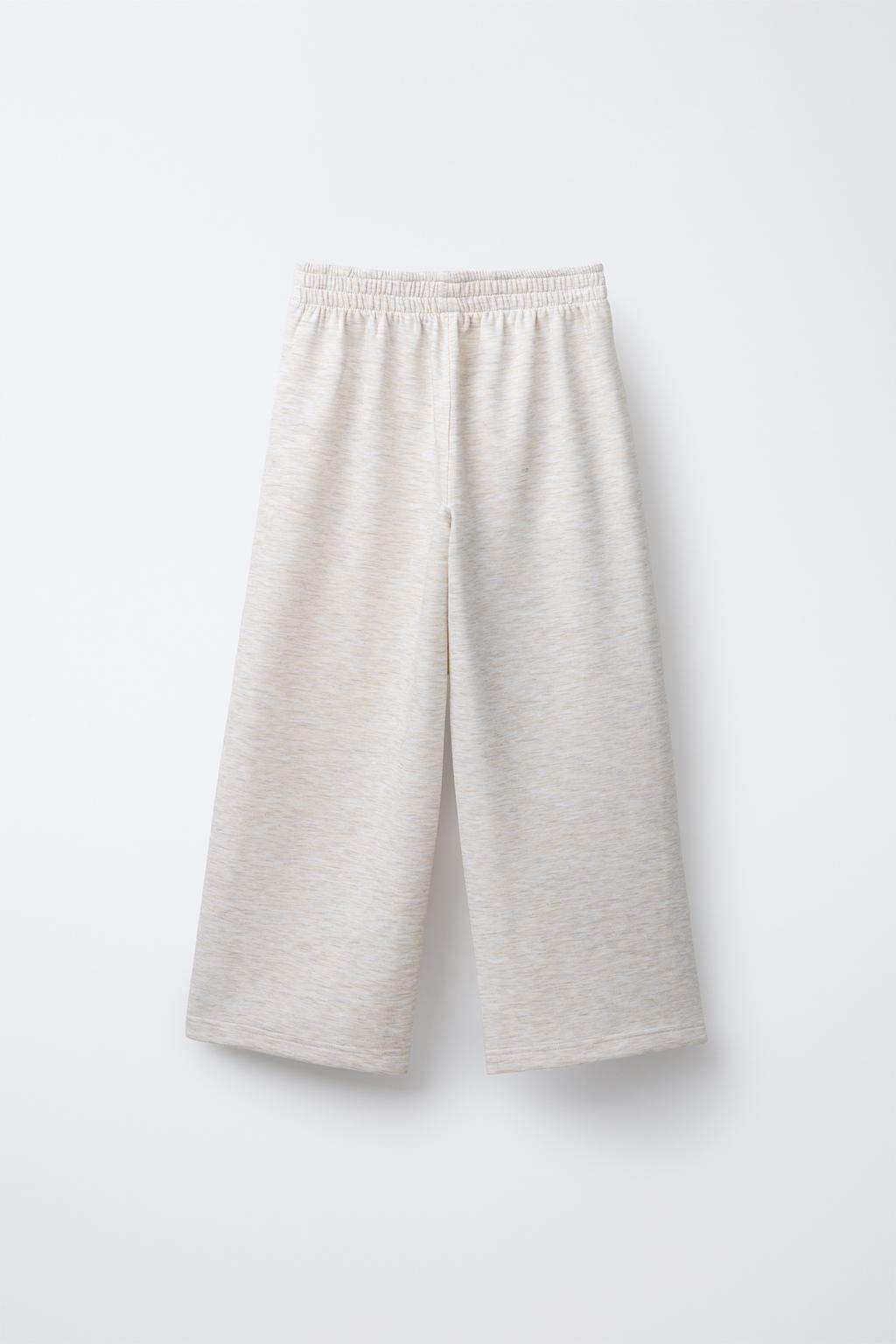БРЮКИ WIDE LEG С ЛАМПАСАМИ