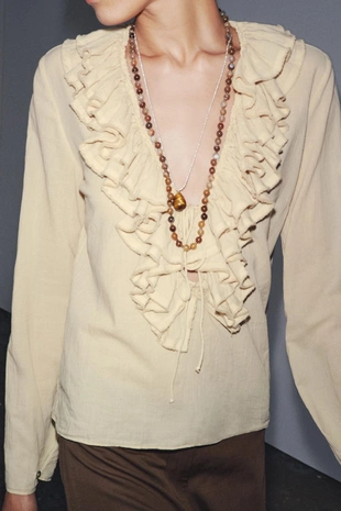 Топ с оборами ZW COLLECTION- Заказать в России