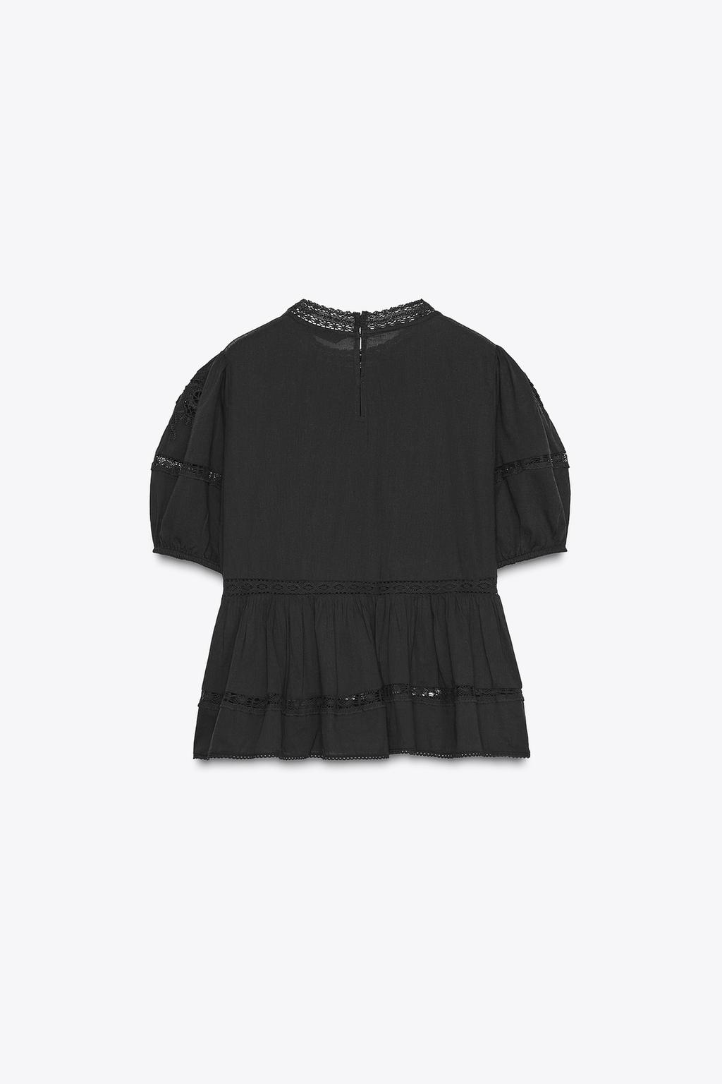 РОМАНТИЧНАЯ БЛУЗА С ВЫШИВКОЙ — ZW COLLECTION