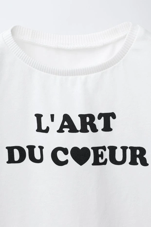 Футболка с текстовым принтом- Заказать в России