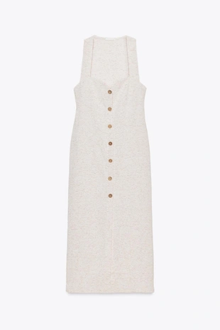 Платье миди в деревенском стиле- Заказать в России