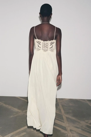 Платье на бретелях с кружевом — ZW COLLECTION- Заказать в России