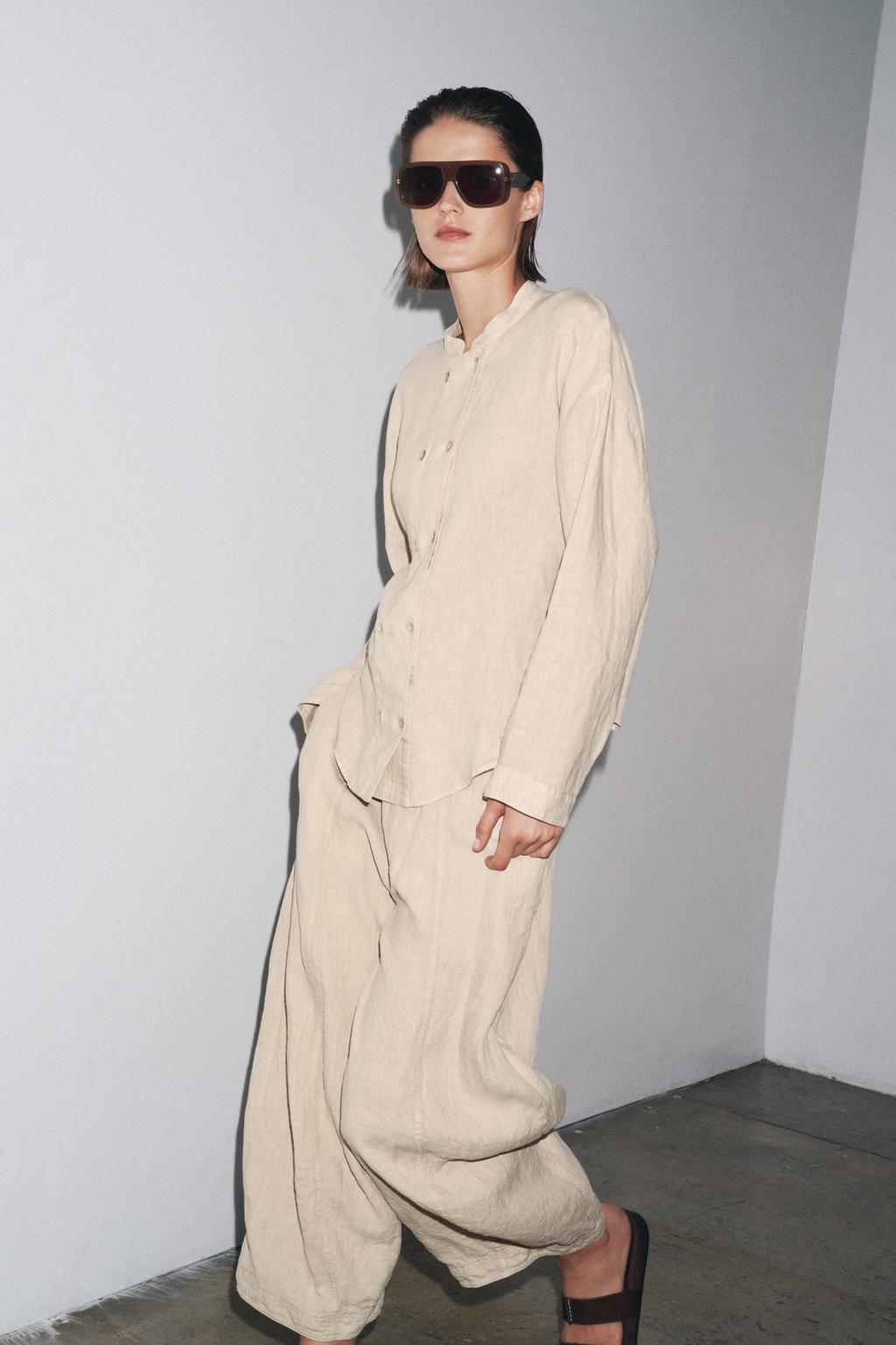 ЛЬНЯНЫЕ БРЮКИ — ZW COLLECTION