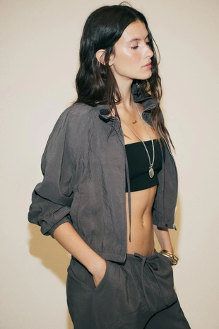 Брюки-палаццо из струящейся ткани- Заказать в России