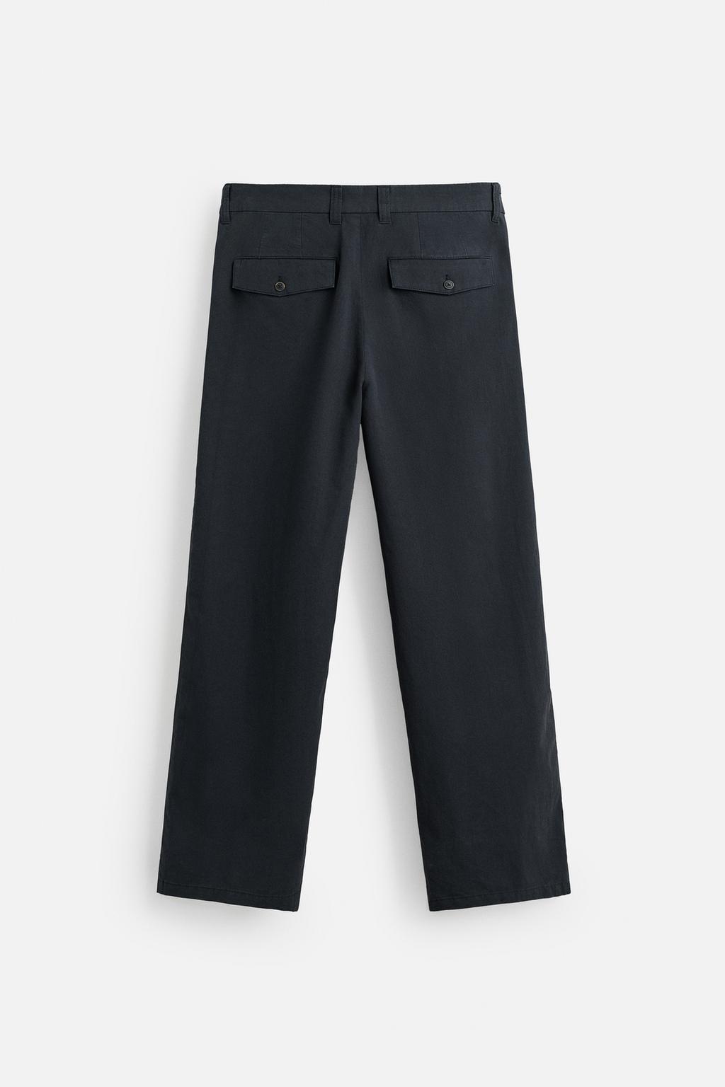 БРЮКИ REGULAR FIT ИЗ ТКАНИ С УЗОРОМ