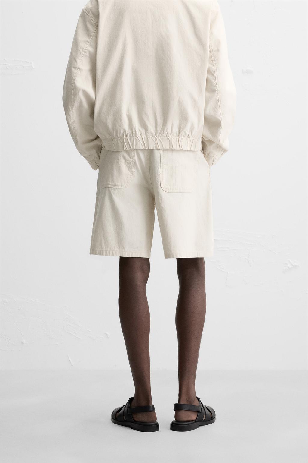 ШОРТЫ REGULAR FIT В ПОЛОСКУ