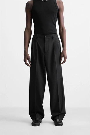 Брюки FLUIDO WIDE FIT со складками- Заказать в России