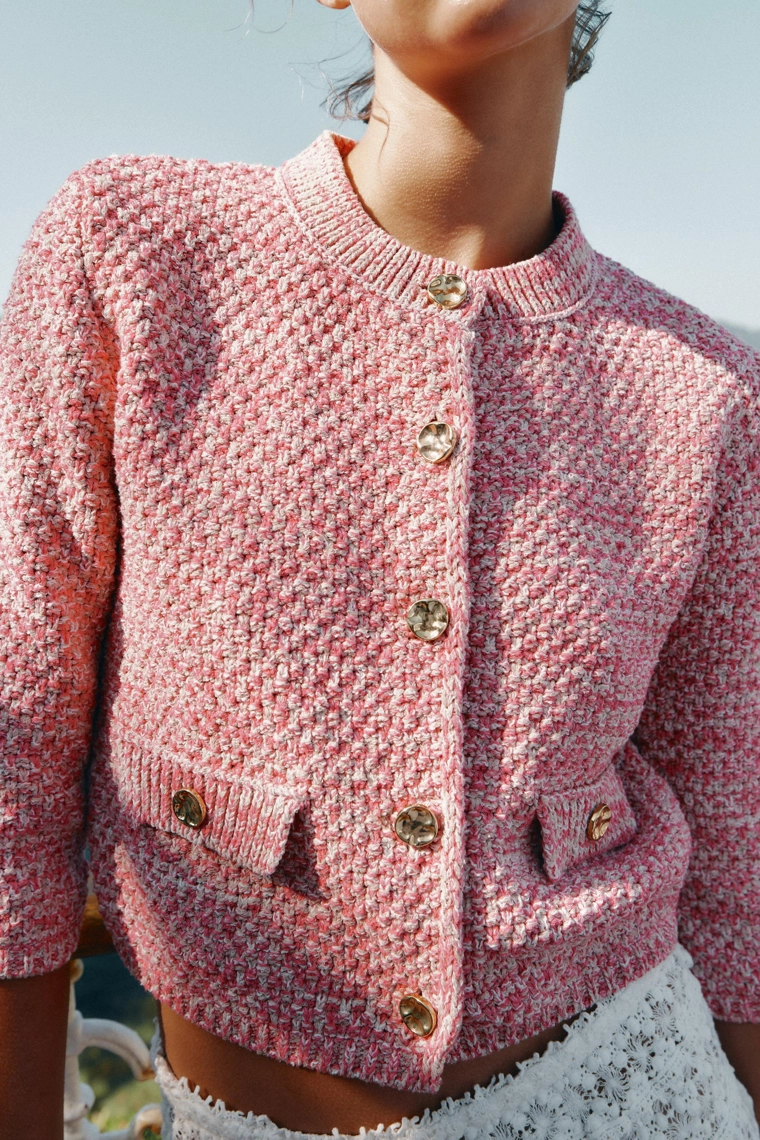 Кардиган с 3/4 рукавами