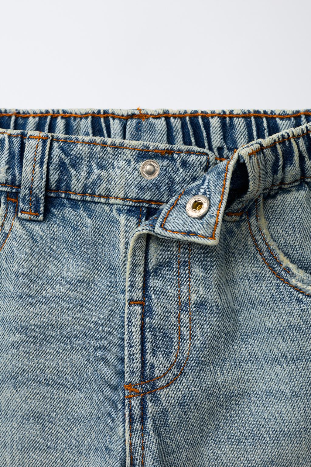 ДЖИНСЫ BAGGY С РАЗРЕЗАМИ