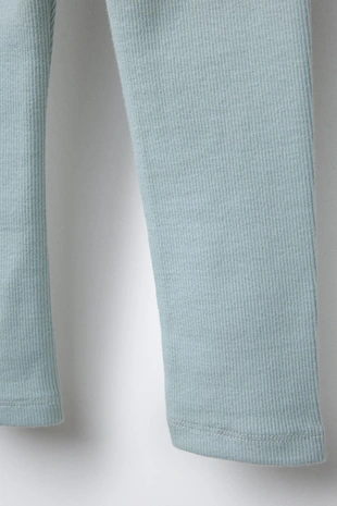 Легинсы в рубчик с нашивкой- Заказать в России