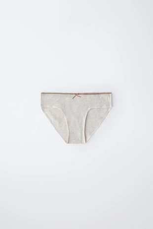 Sand / Blue | 8501/712/090 - Zara 6–14 лет/ набор из шести трусов с принтом