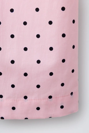 Прямые брюки с принтом в горошек- Заказать в России