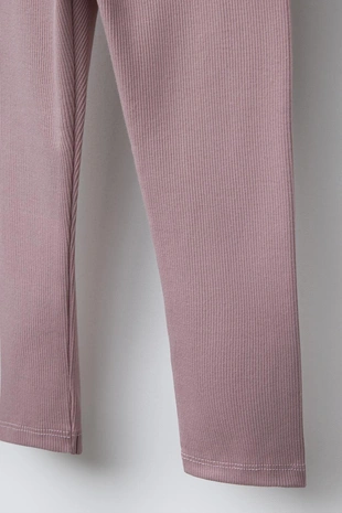 Легинсы в рубчик с нашивкой- Заказать в России