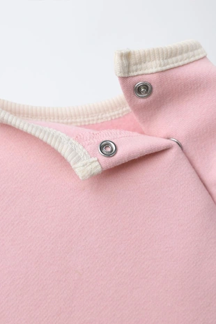 Комбинезон с контрастной отделкой