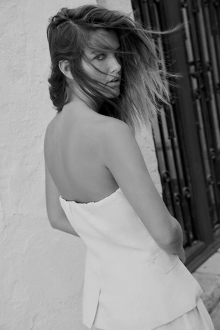 Топ-жилет с пуговицами- Заказать в России