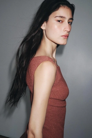 Топ текстурный со сборками- Заказать в России