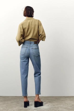 Джинсы MOM FIT COMFORT Z.01 с высокой посадкой- Заказать в России