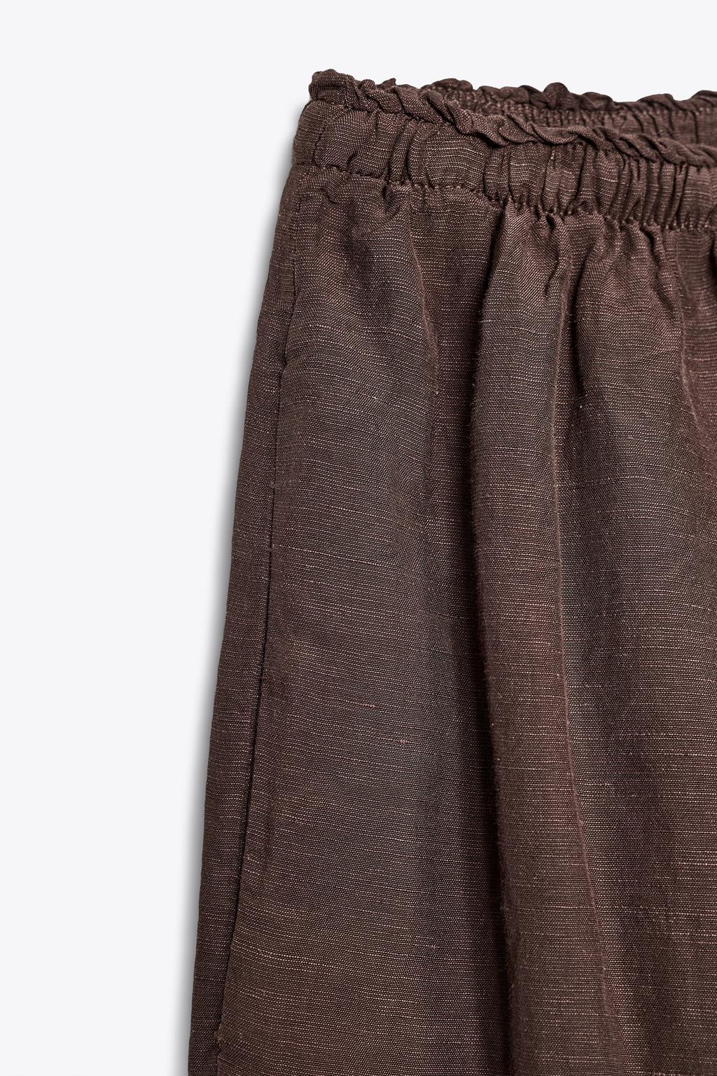 ШОРТЫ ИЗ ЛЬНЯНОЙ ТКАНИ — ZW COLLECTION