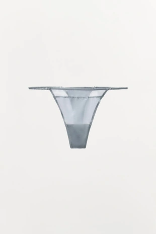 Шелковые трусы-танга- Заказать в России