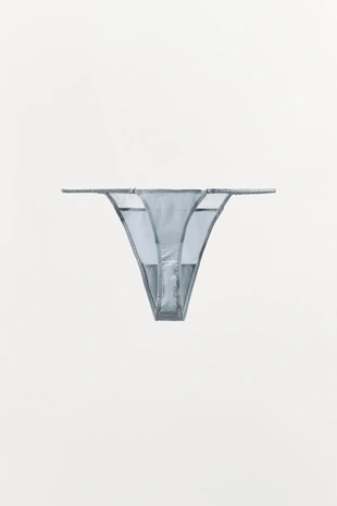 Шелковые трусы-танга- Заказать в России