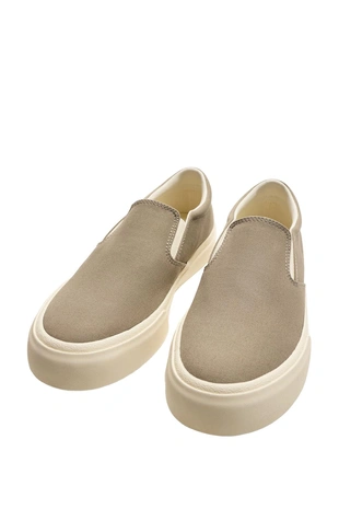 Тканевые кеды без шнуровки- Заказать в России