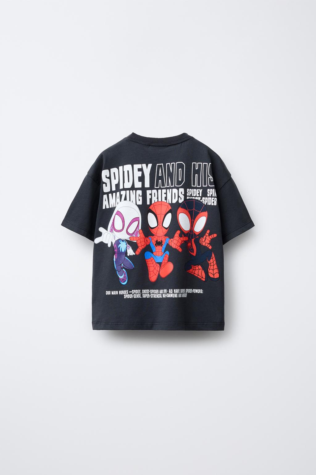 ФУТБОЛКА С РЕЛЬЕФНЫМ ПРИНТОМ SPIDEY © MARVEL